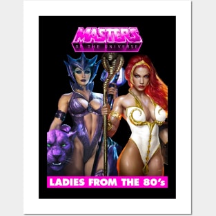 Teela and Evil Lyn - Ladies from the 80s Posters and Art
